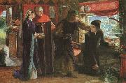 Dante Gabriel Rossetti The First Anniversary of the Death of Beatrice china oil painting reproduction